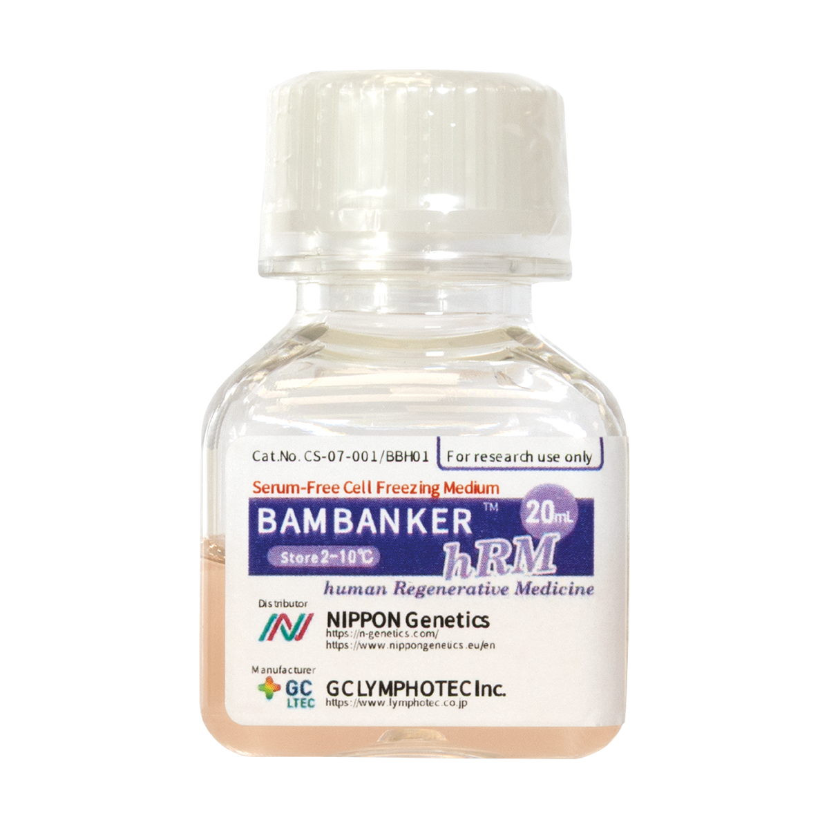 Bambanker™ hRM cell freezing medium bottle